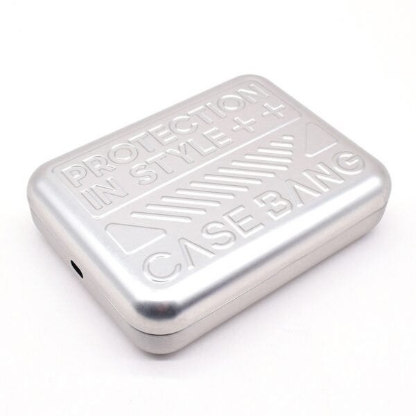Reusable Rectangular Custom Tin Boxes with Brand Design