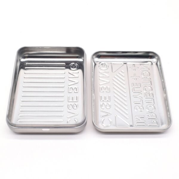 Reusable Rectangular Custom Tin Boxes with Brand Design - Image 4