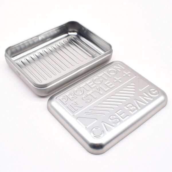 Reusable Rectangular Custom Tin Boxes with Brand Design - Image 3