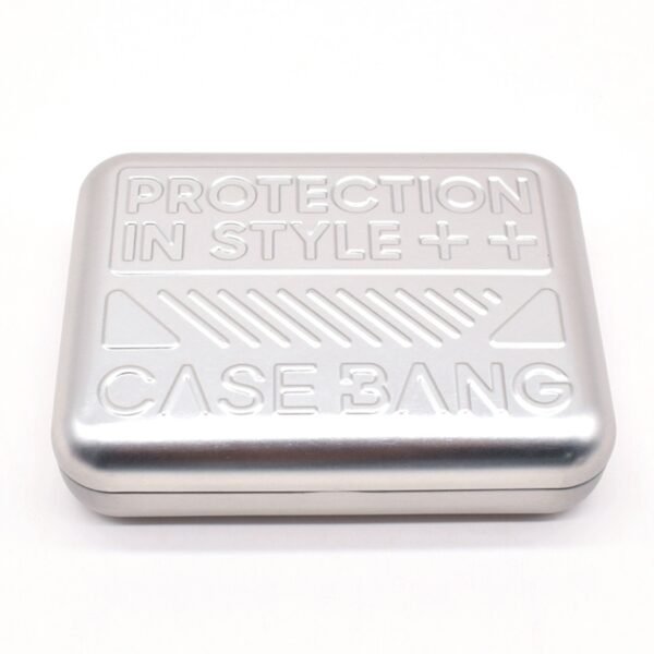 Reusable Rectangular Custom Tin Boxes with Brand Design - Image 2