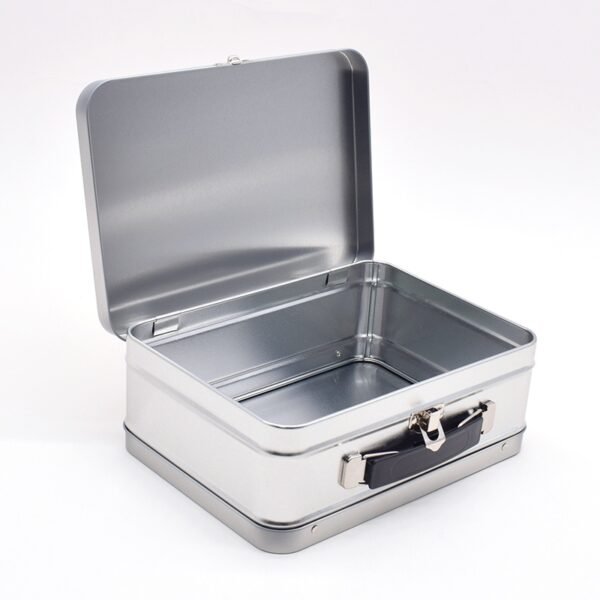 Embossed Logo Tin Lunch Boxes for Branding - Image 2