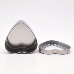 heart shaped gift tin box