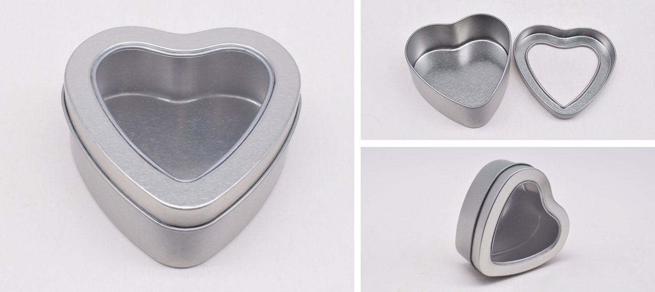 heart tins details