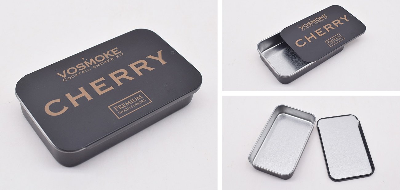 Rectangular Sliding Tin Box Detail