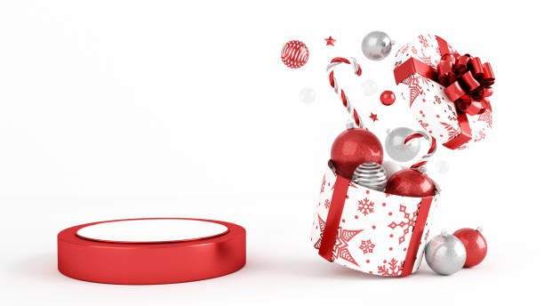 Christmas tin packaging design